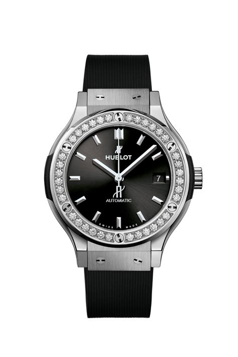 hublot classic fusion titanium diamonds 38mm|pre owned Hublot classic fusion.